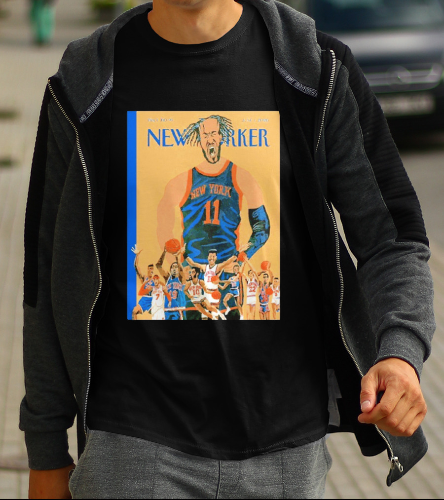 Kings Of New York Jalen Brunson New York Knicks New Yorker Issue Jan 1 2024 Basketball Players T-Shirt