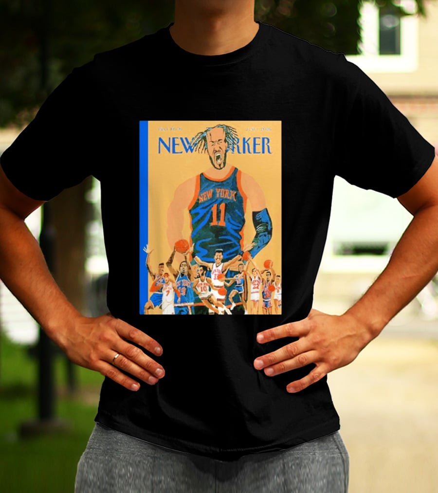 Kings Of New York Jalen Brunson New York Knicks New Yorker Issue Jan 1 2024 Basketball Players T-Shirt