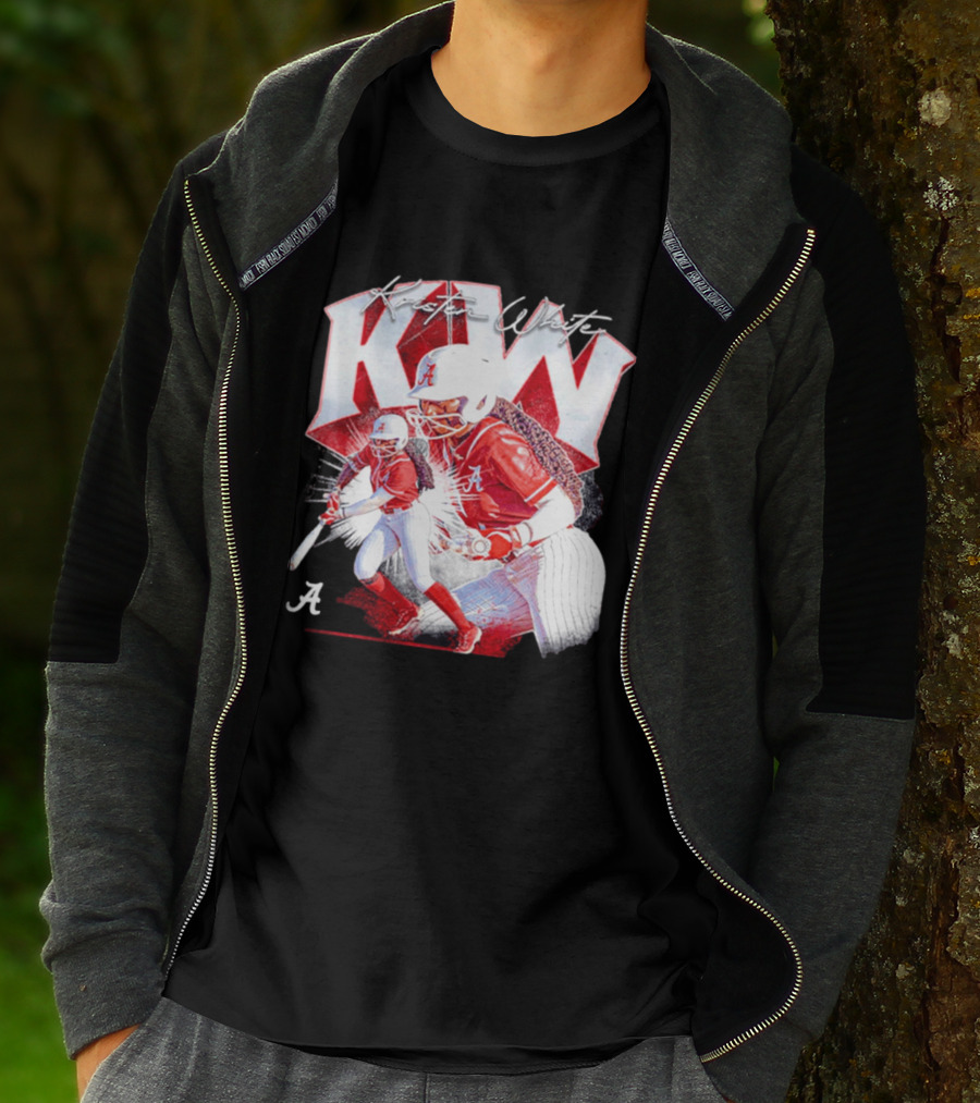 Kristen White Alabama Softball Player KW Collage T-Shirt