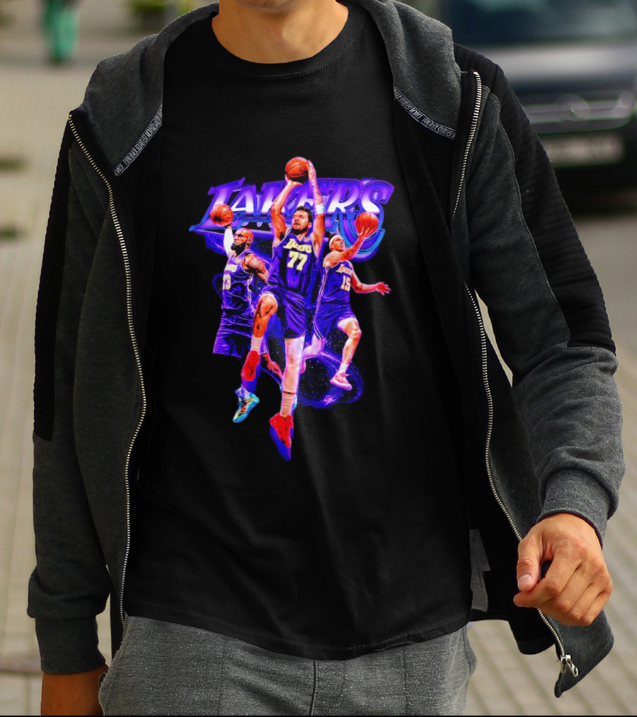 Lakers Lakeshow Big 3 Players Los Angeles Lakers Basketball Team T-Shirt