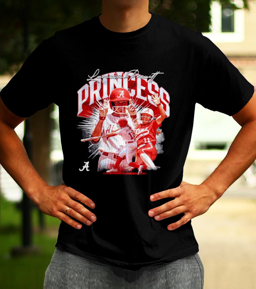 Larissa Preuitt Alabama Princess Softball NCAA Player Collage T-Shirt