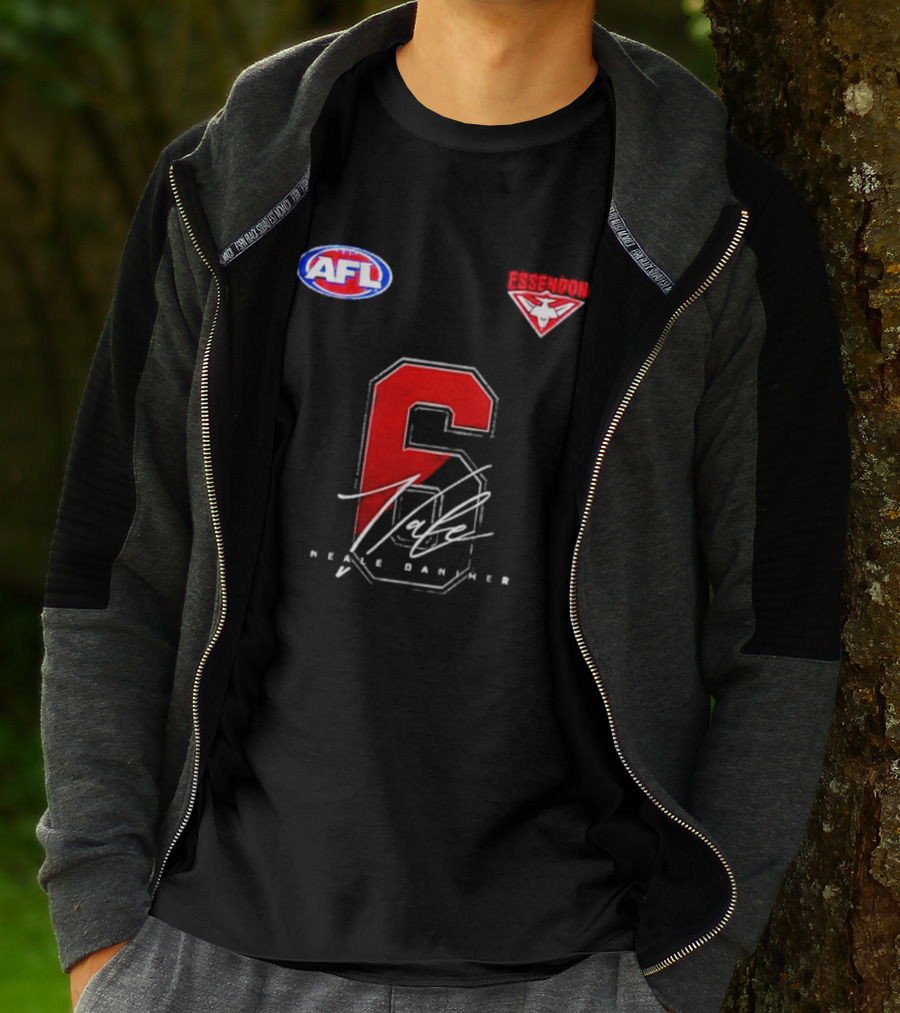 Essendon Bombers AFL Neale Daniher FightMND 6 T-Shirt
