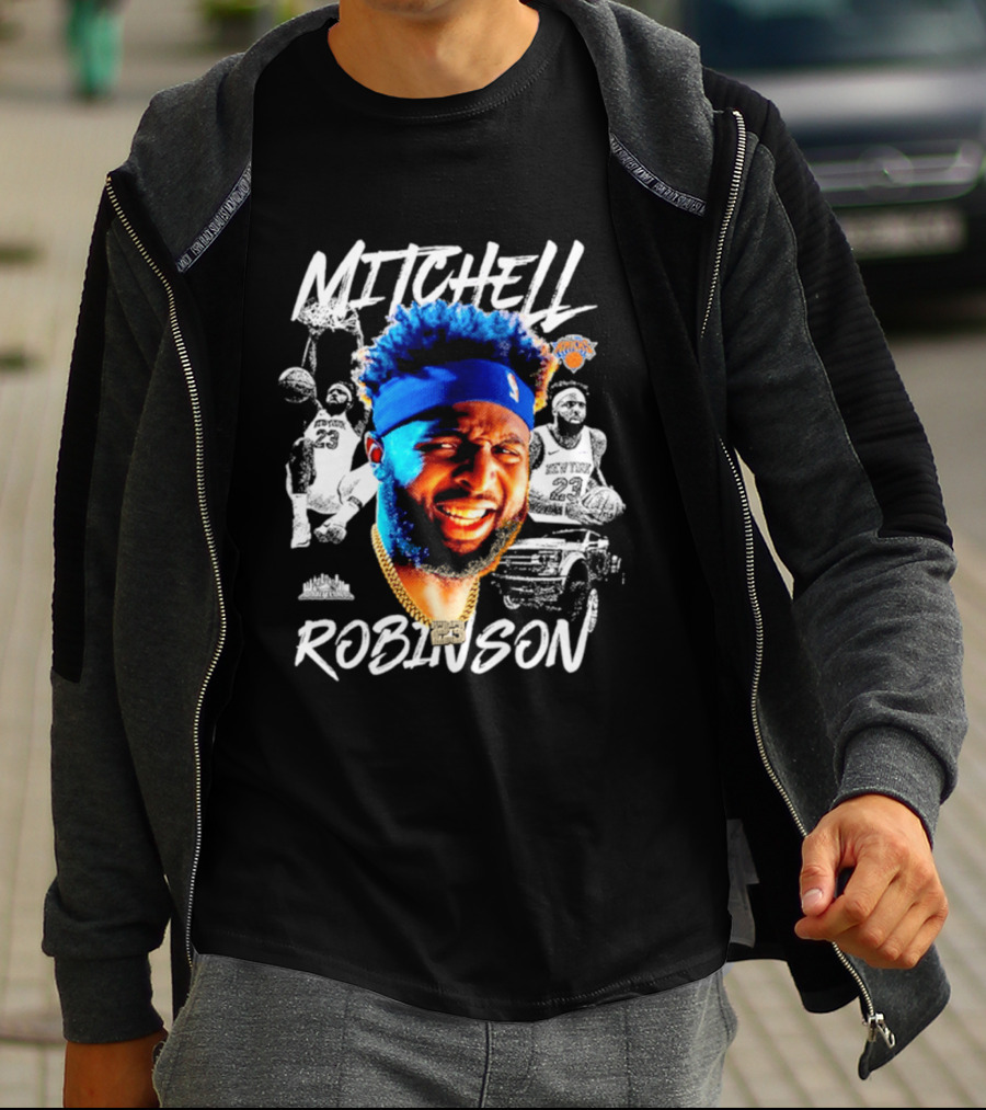 Mitchell Robinson New York Knicks NBA Basketball Player T-Shirt