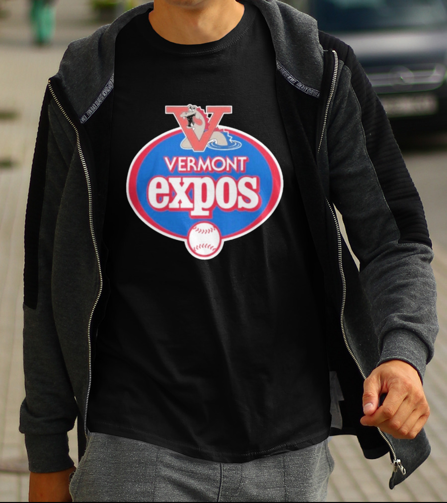 Vermont Expos Baseball Gator T-Shirt