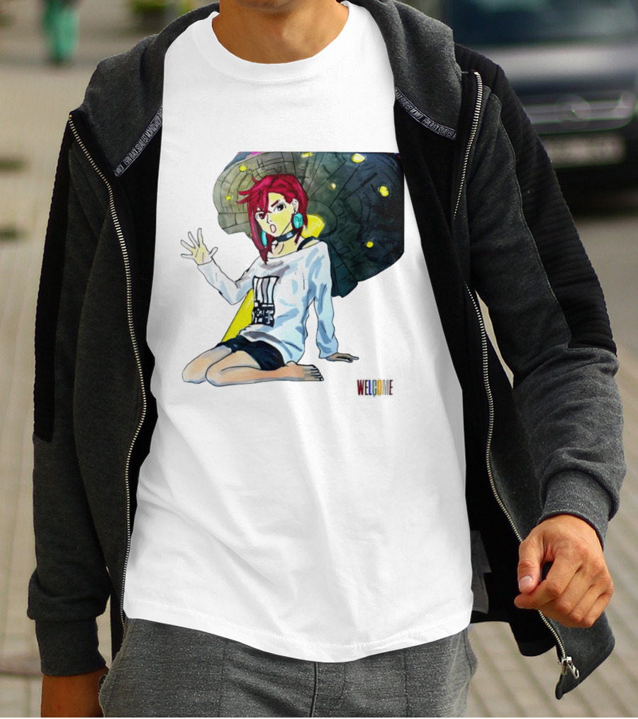 Ayase Momo UFO Anime Welcome T-Shirt