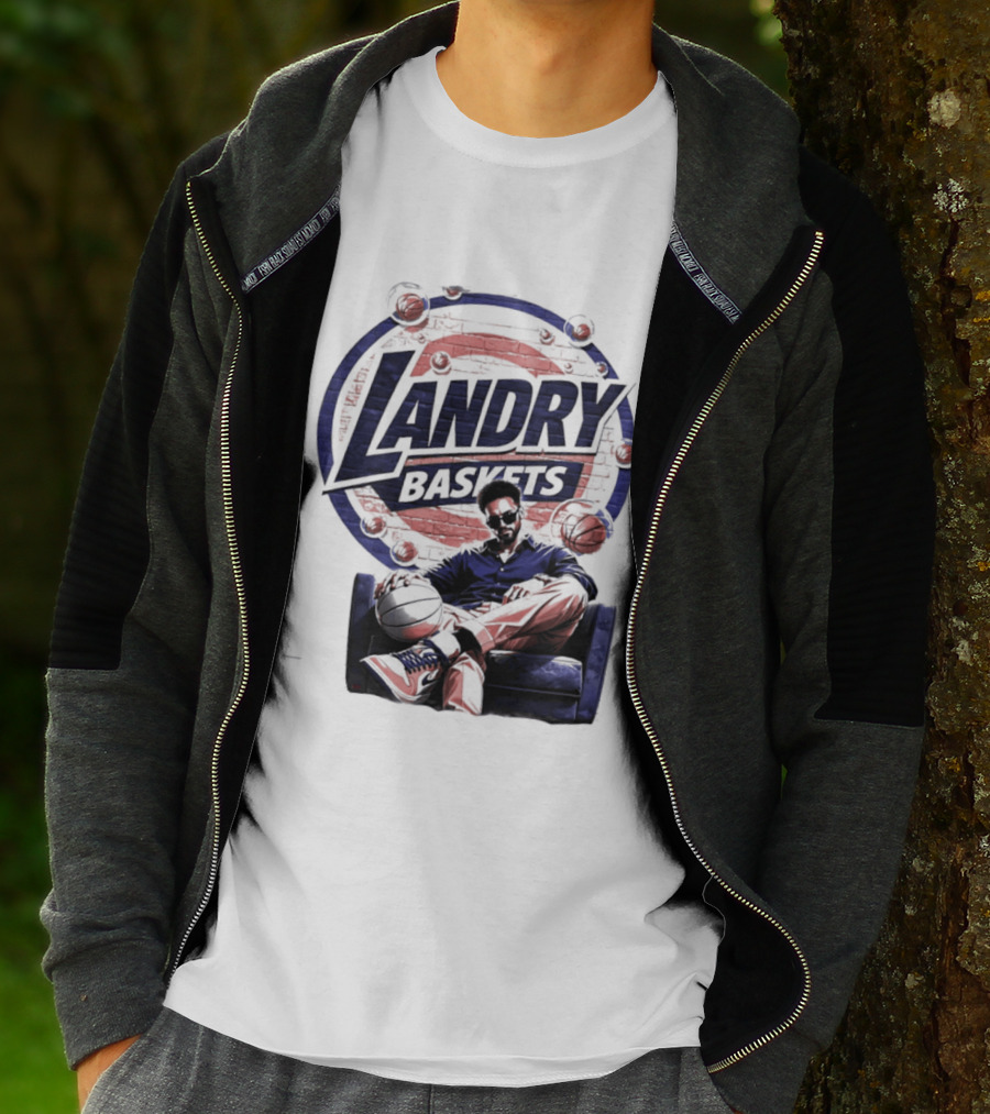 Landry Fields NBA New York Knicks Landry Baskets Basketball T-Shirt