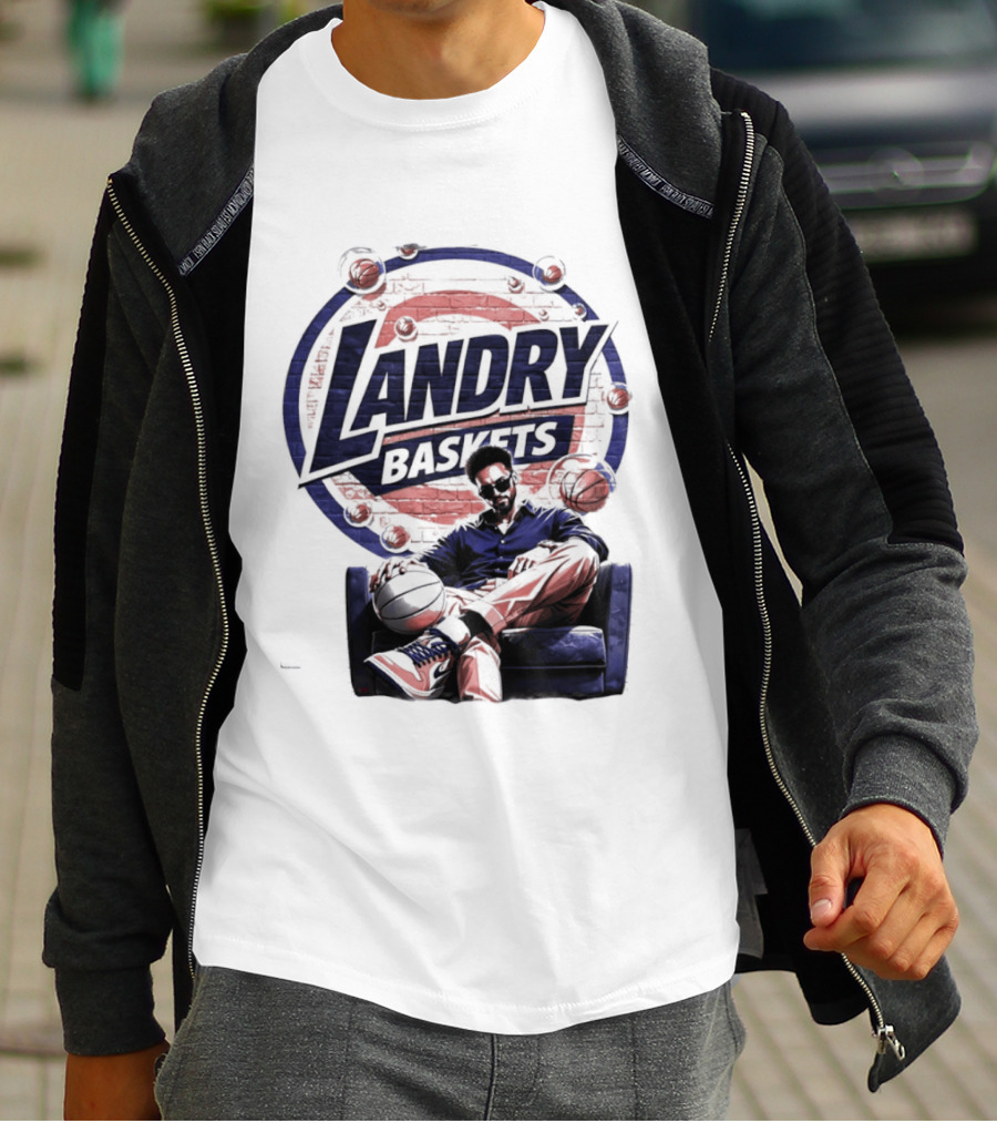 Landry Fields NBA New York Knicks Landry Baskets Basketball T-Shirt