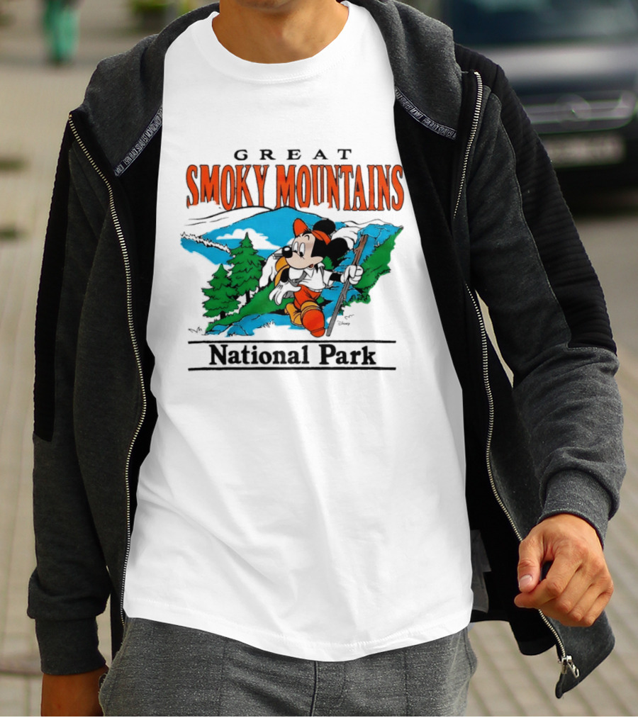 Mickey Mouse Great Smoky Mountains National Park Adventure T-Shirt