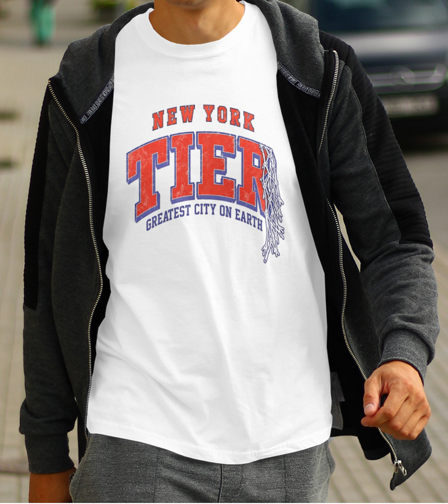 New York Tier Greatest City On Earth Knicks NBA T-Shirt
