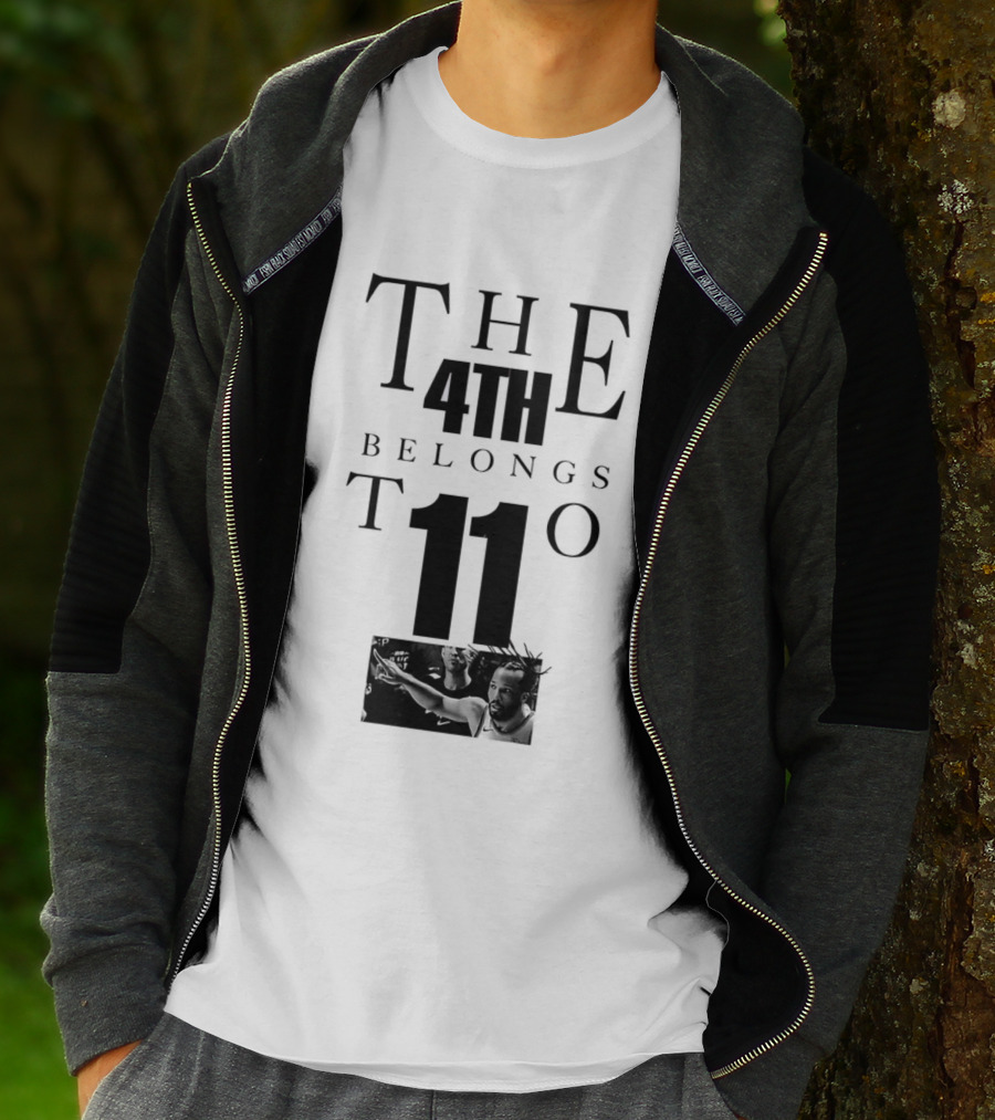 New York Knicks NBA Jalen Brunson 11 The 4th Belongs T-Shirt