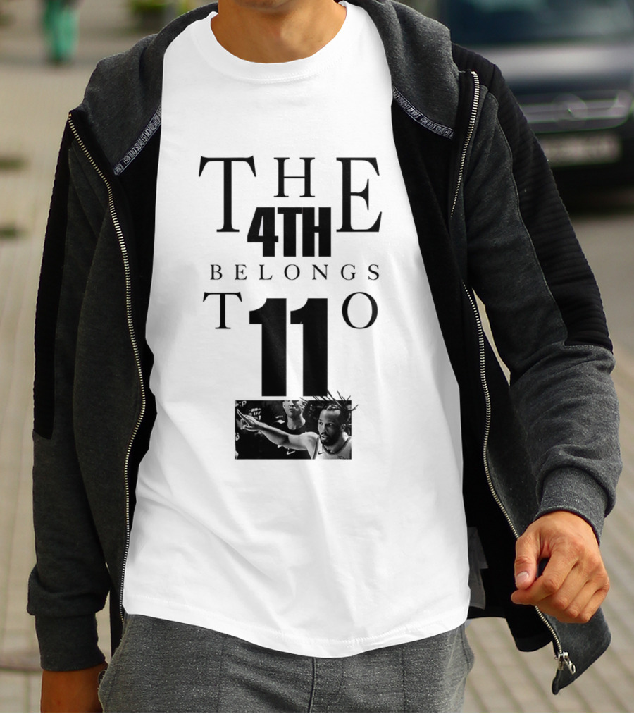 New York Knicks NBA Jalen Brunson 11 The 4th Belongs T-Shirt
