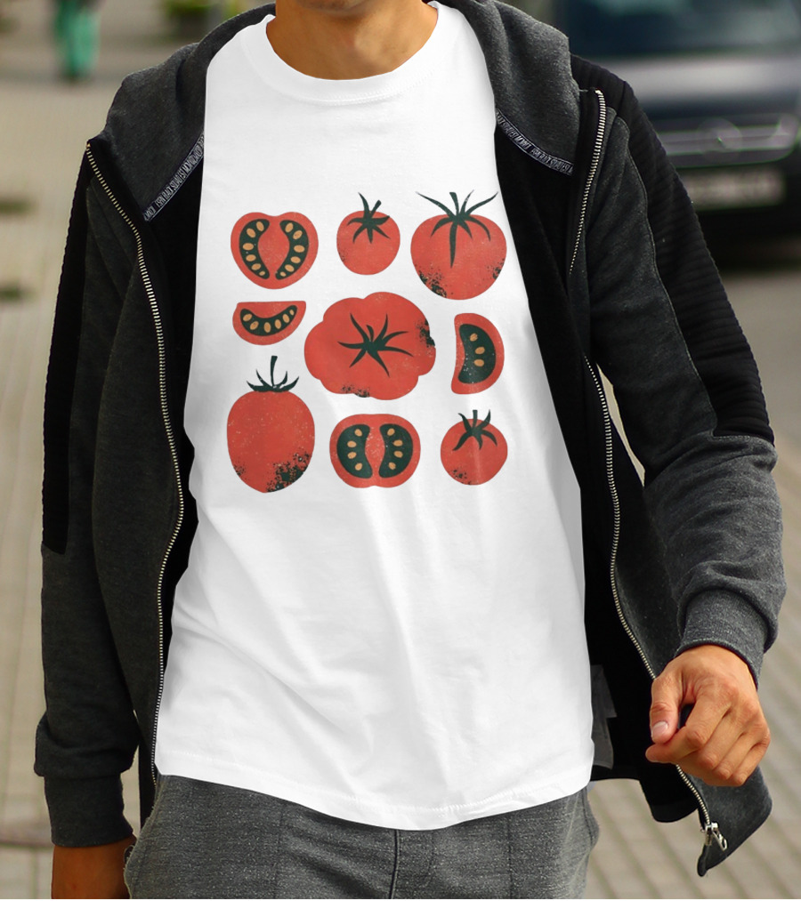 Tomato Garden Harvest Fruit Nature Botanical T-Shirt