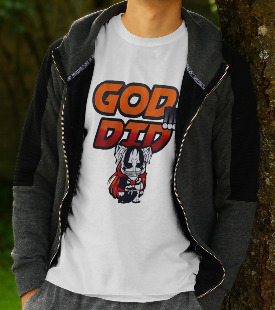 Ichigo Kurosaki God Did Bleach Anime Chibi T-Shirt