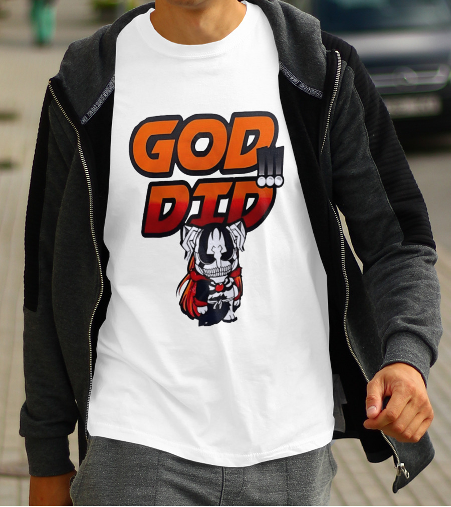 Ichigo Kurosaki God Did Bleach Anime Chibi T-Shirt
