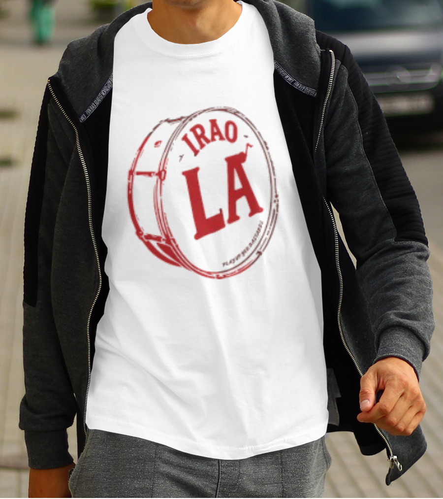 Irao LA Play Up Yer Bastards Barrel Red T-Shirt