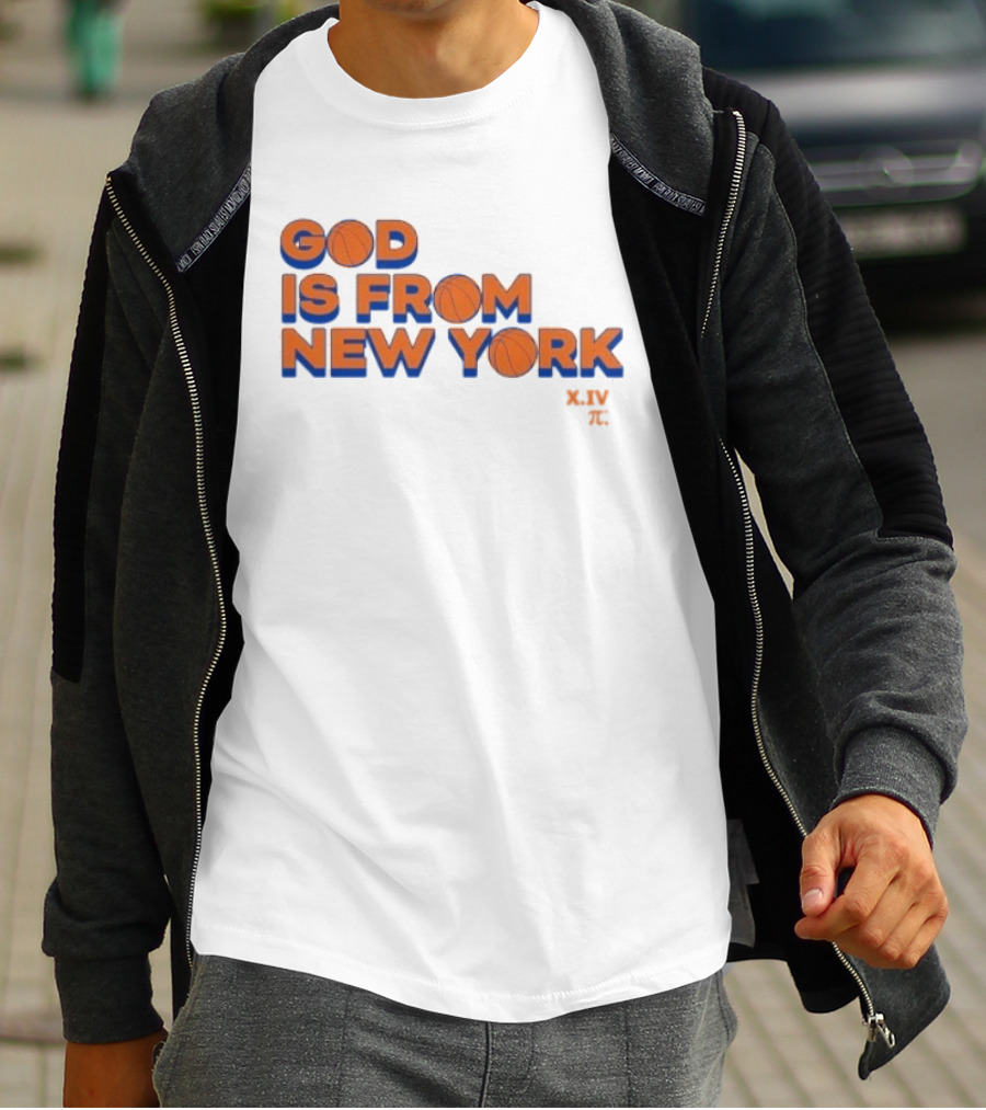 NBA Knicks God Is From New York T-Shirt