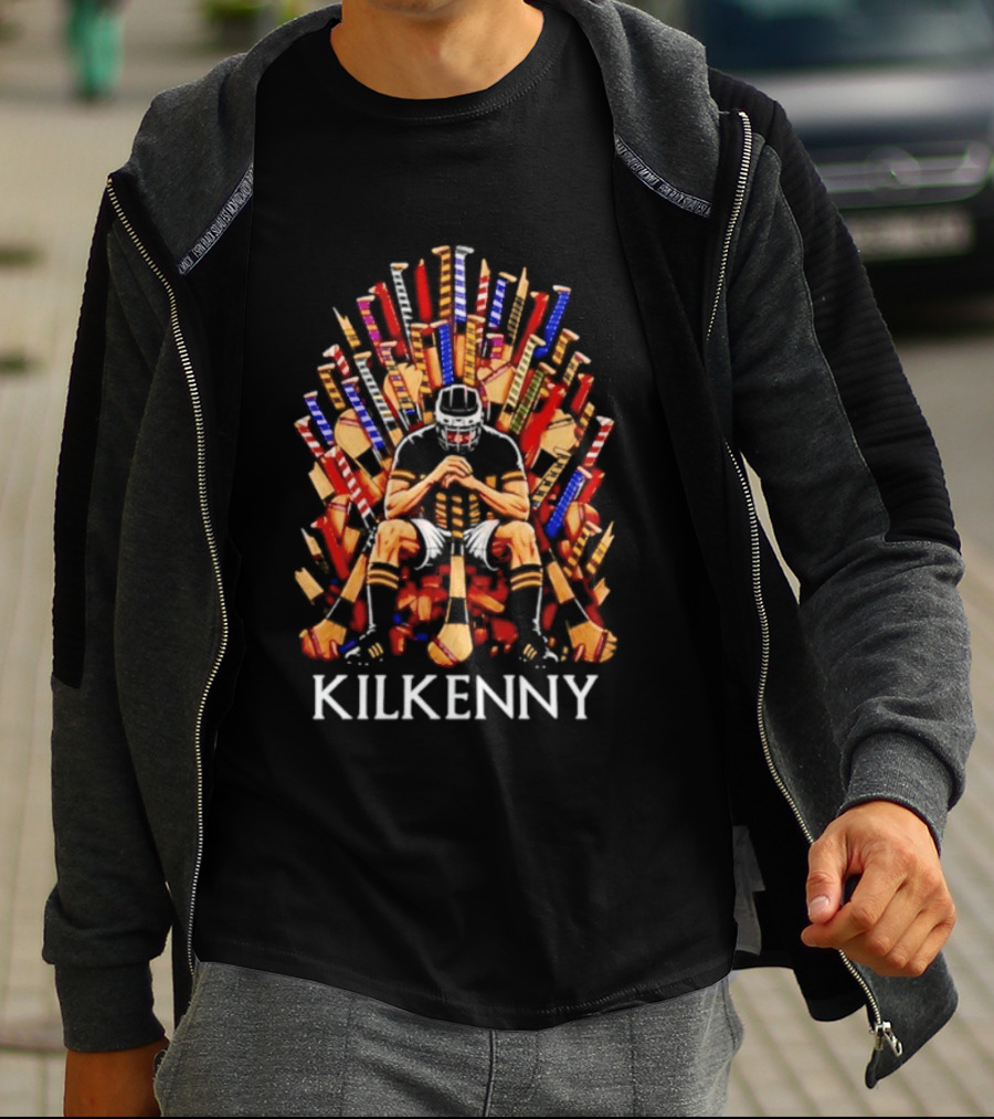 Kilkenny Hurling Iron Throne Game Of Hurls T-Shirt