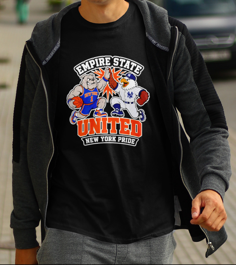 Empire State United New York Knicks Yankees Pride T-Shirt
