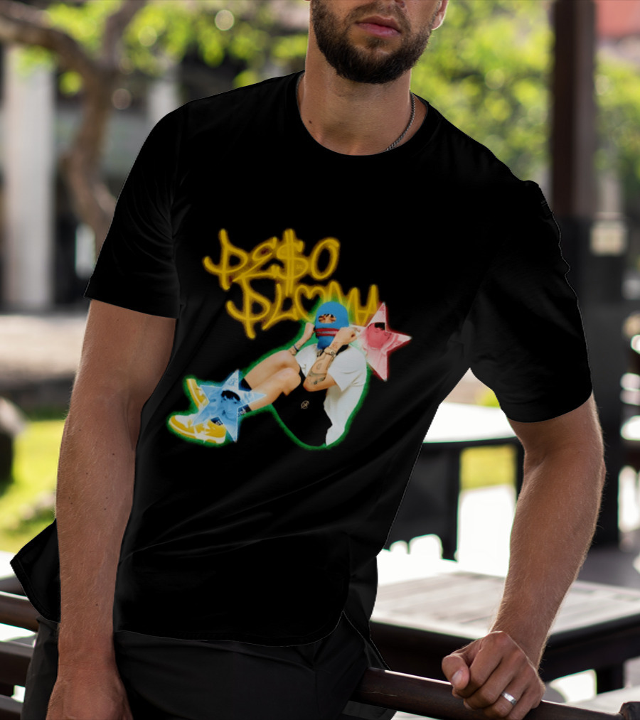 Peso Pluma Zero Love Balaclava Stars P Hundred T-Shirt