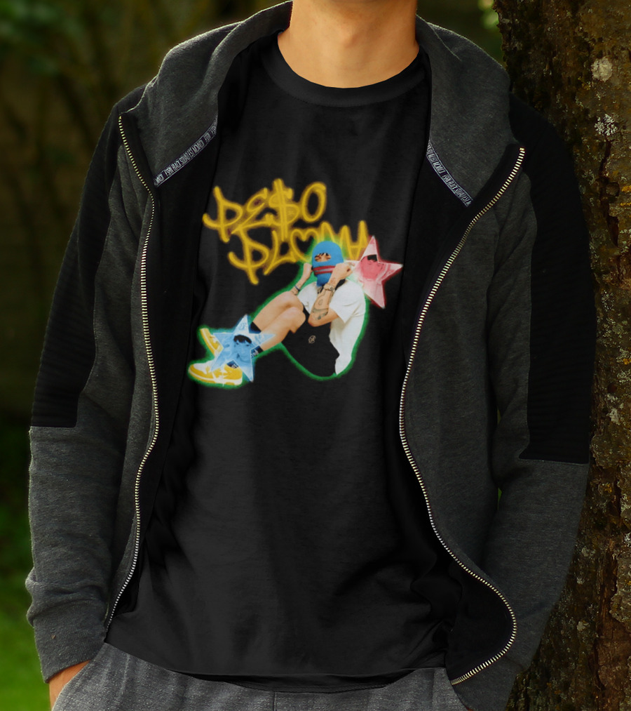 Peso Pluma Zero Love Balaclava Stars P Hundred T-Shirt