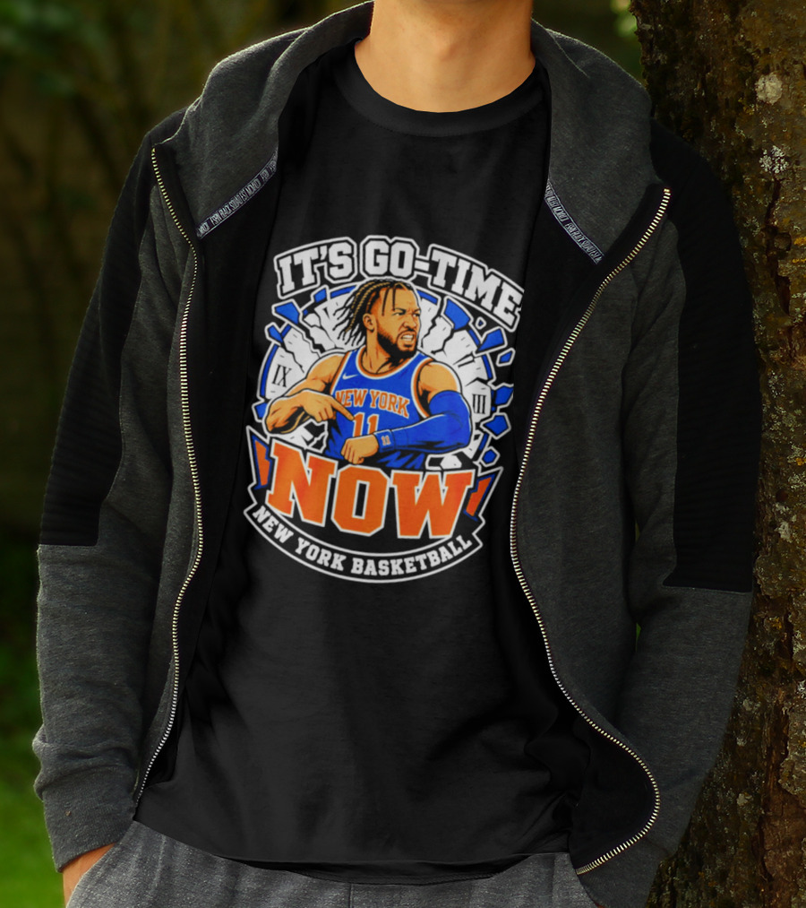 New York Basketball Jalen Brunson It's Go Time Now T-Shirt