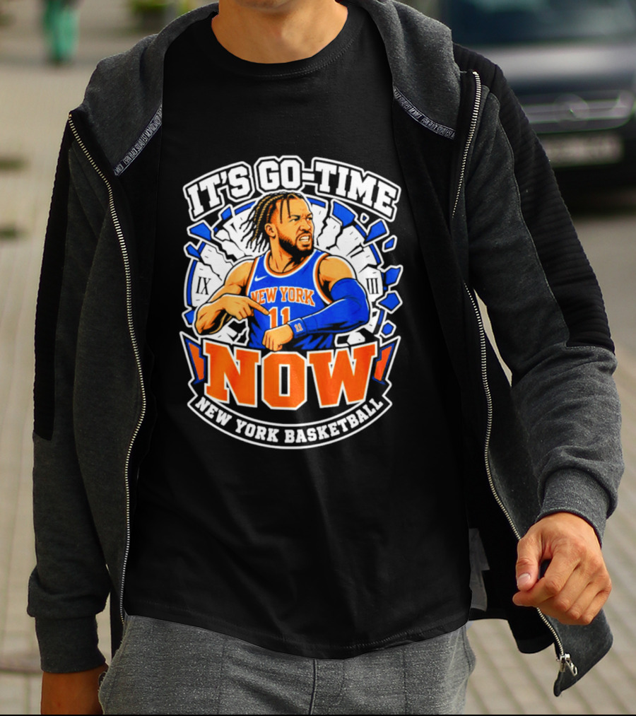 New York Basketball Jalen Brunson It's Go Time Now T-Shirt