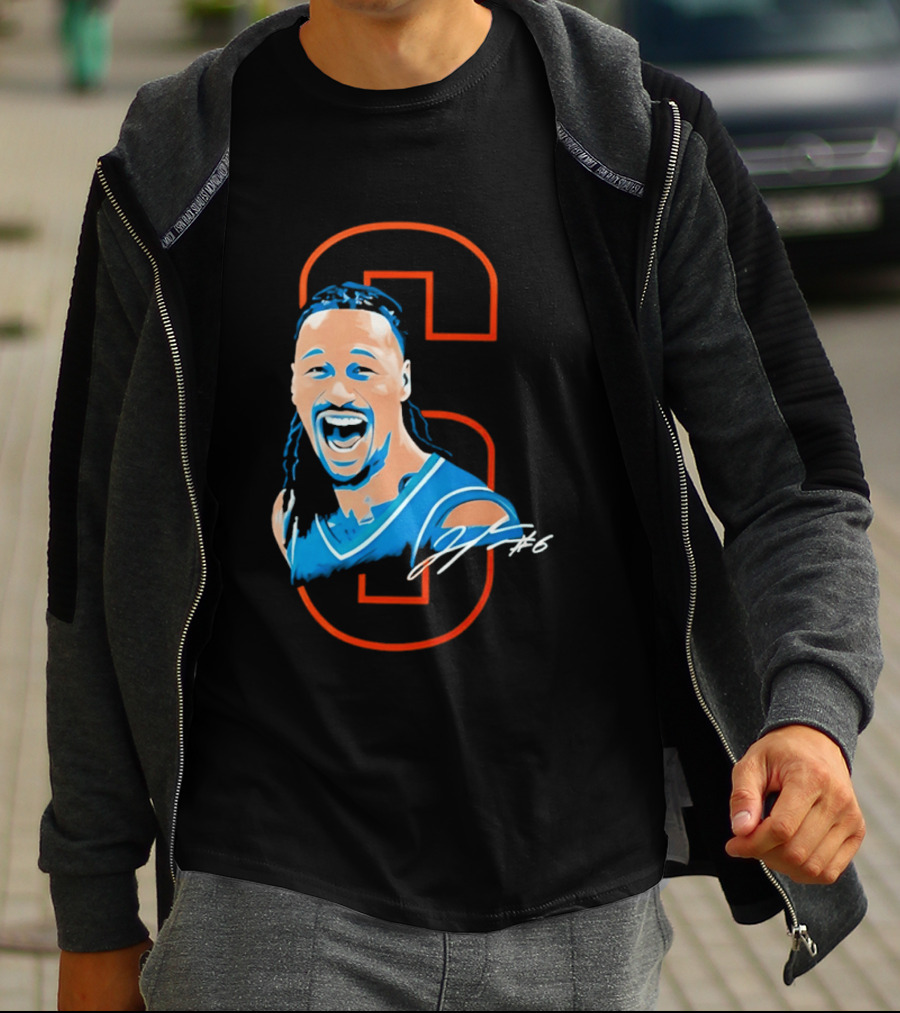 Jaylin Williams OKC Thunder #6 Cartoon T-Shirt