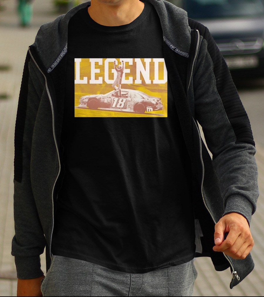 Kyle Busch 18 M&M Legend NASCAR Victory Celebration T-Shirt