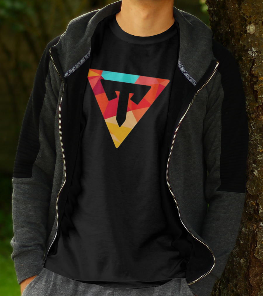 Typical Gamer Logo Colorful Triangular T-Shirt