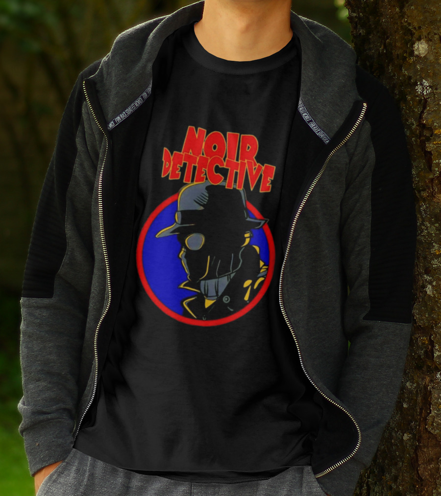 Noir Detective Private Investigator Mystery Solver T-Shirt