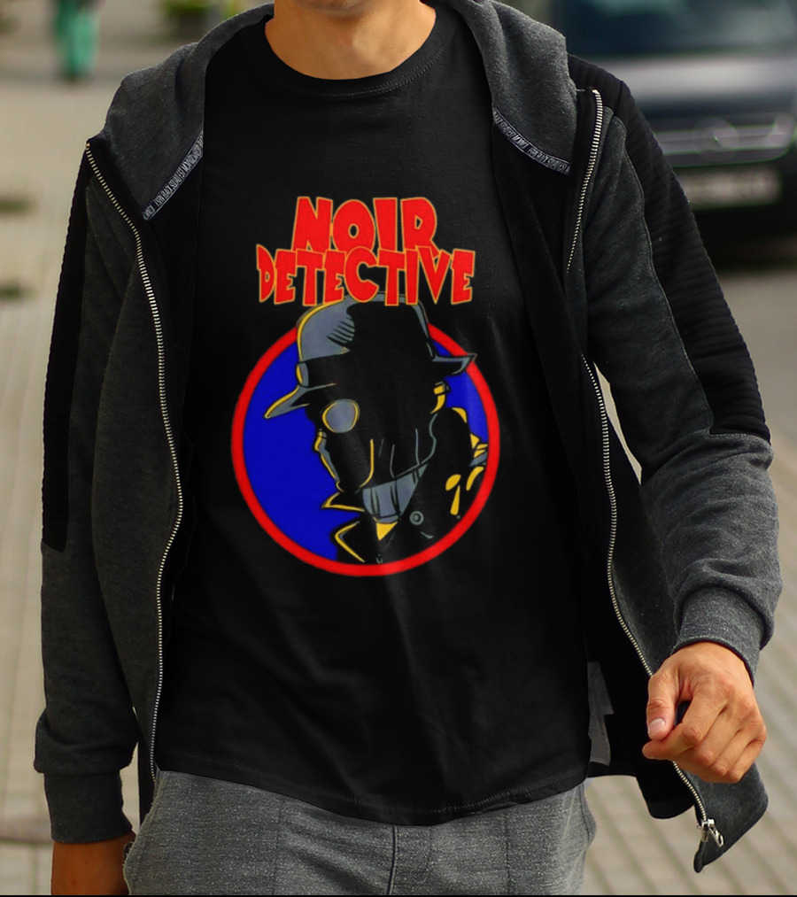 Noir Detective Private Investigator Mystery Solver T-Shirt