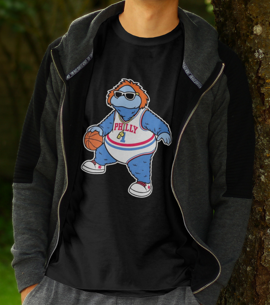Philly Hoops Monster 76ers Hip Hop T-Shirt