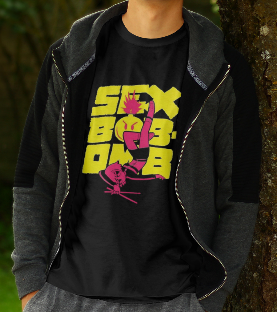 Scott Pilgrim Vol 3 Infinite Sadness 20th Anniversary Sex Bob Omb Explosion T-Shirt