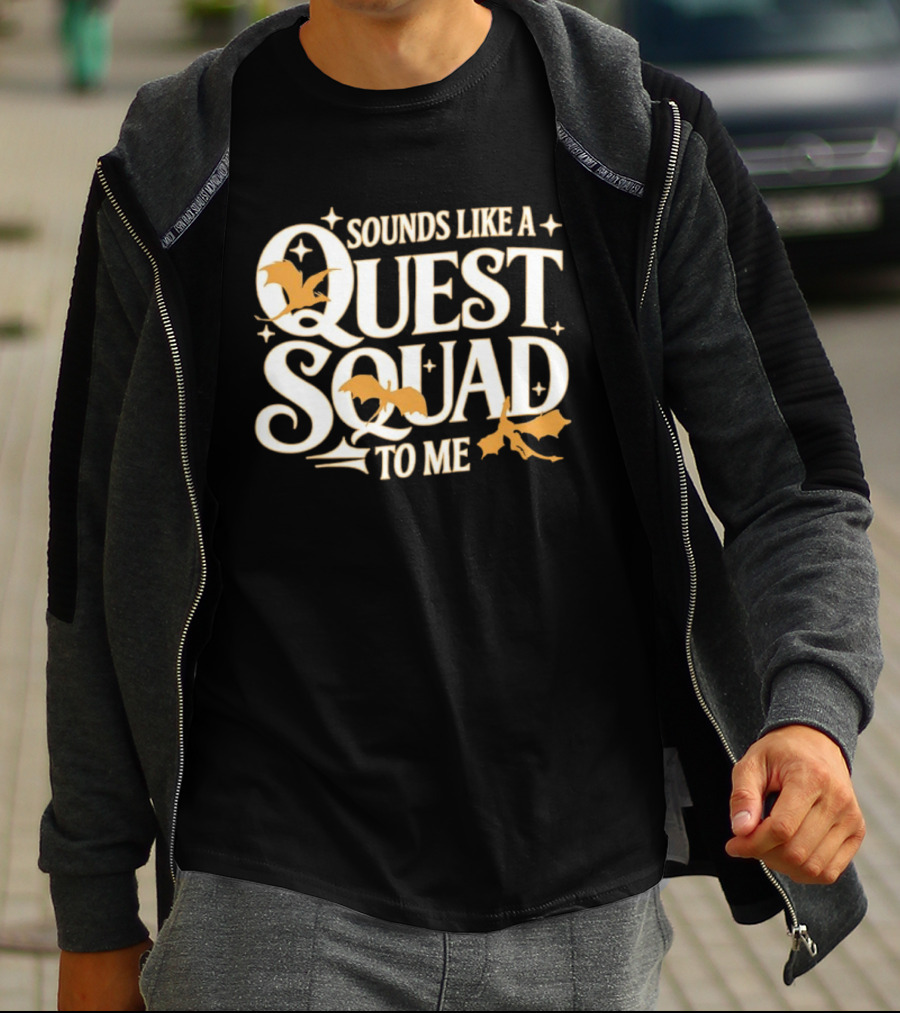 Sounds Like A Quest Squad To Me Bat And Arrow Decor T-Shirt