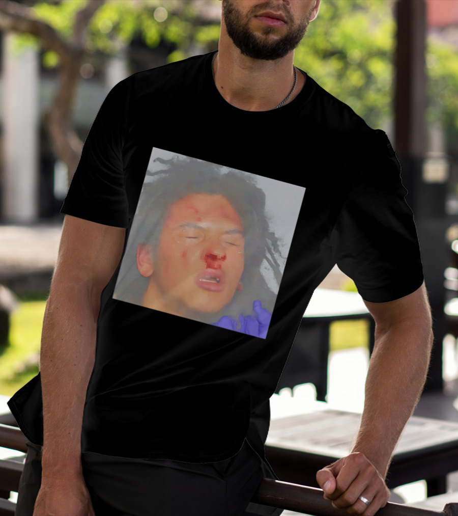 John Doe Unknown Player Generic Team Bloody Face T-Shirt