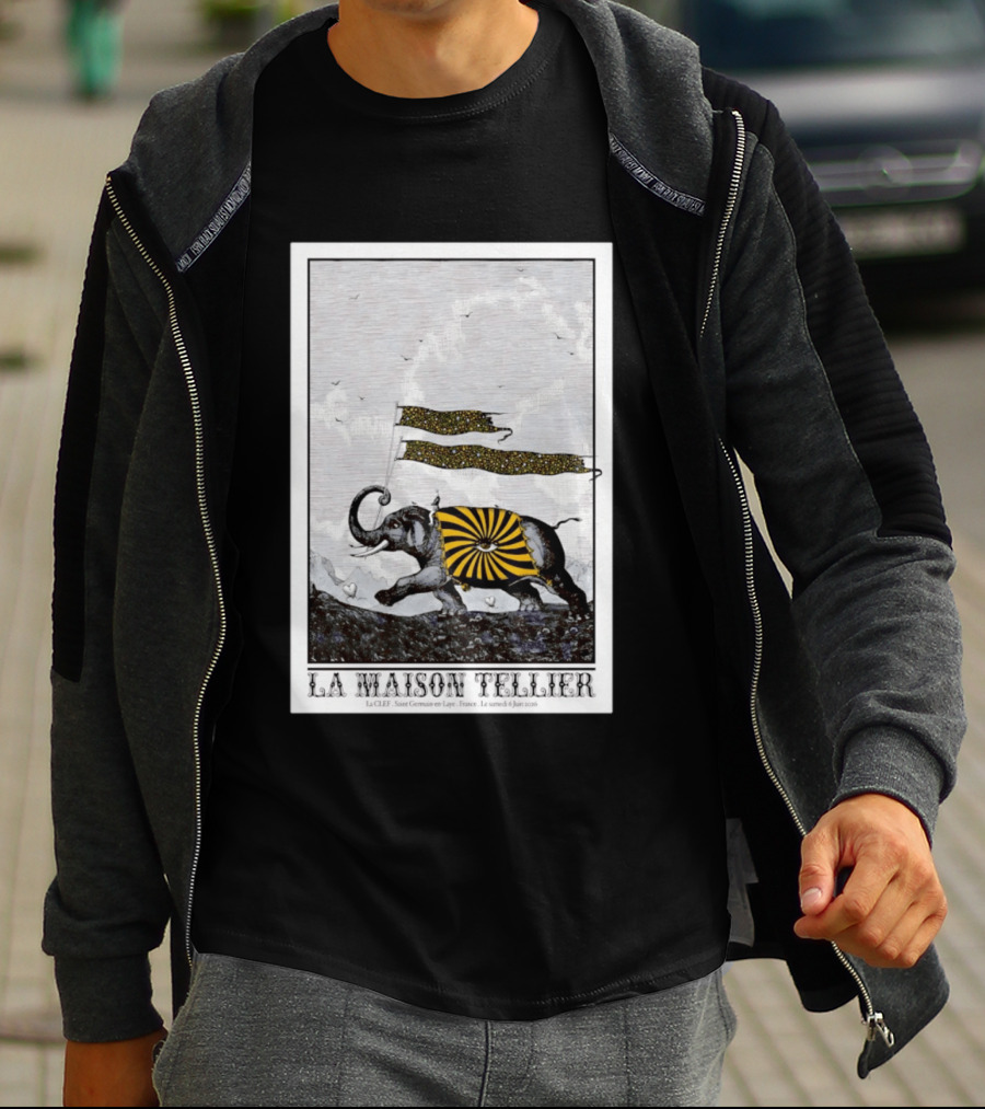 La Maison Tellier La CLEF Saint Germain En Laye Le Samedi 6 Juin 2026 Elephant T-Shirt