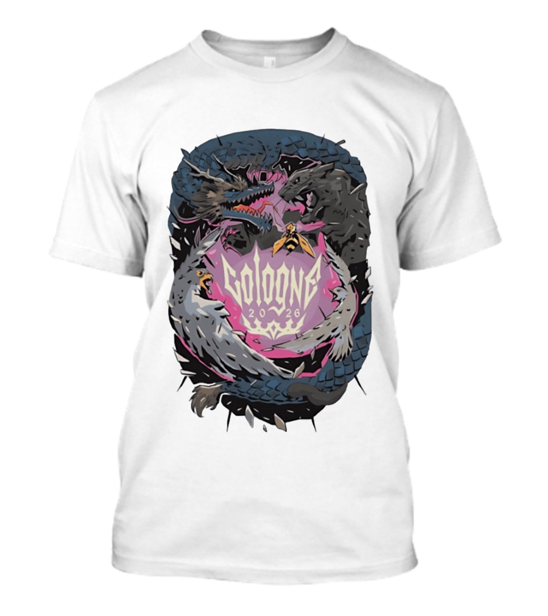 Cologne 2026 Dragon Panther Bee Bird Esports Tournament Team Fantasy Gaming T-Shirt