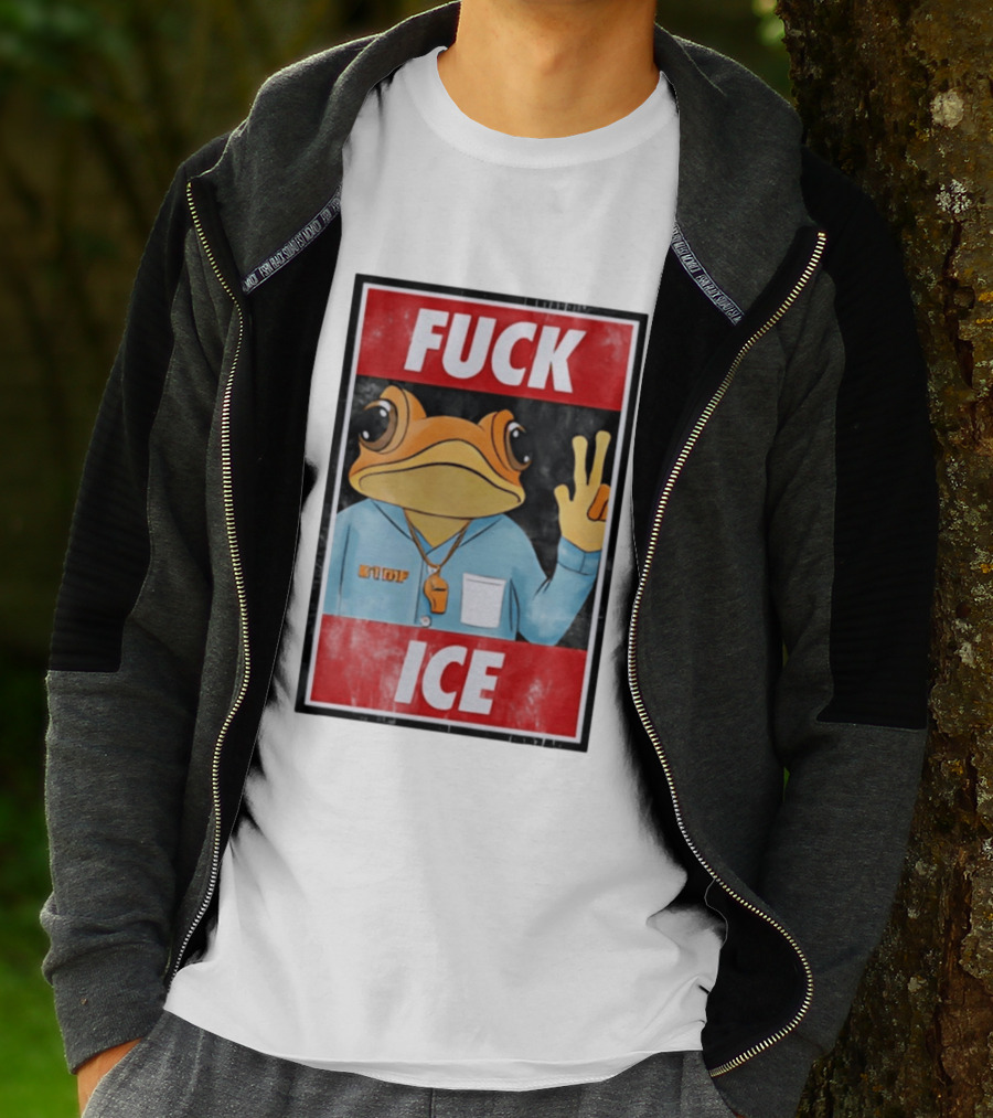Fuck ICE DTMF Frog Whistle New York Knicks Player Basketball Sports T-Shirt