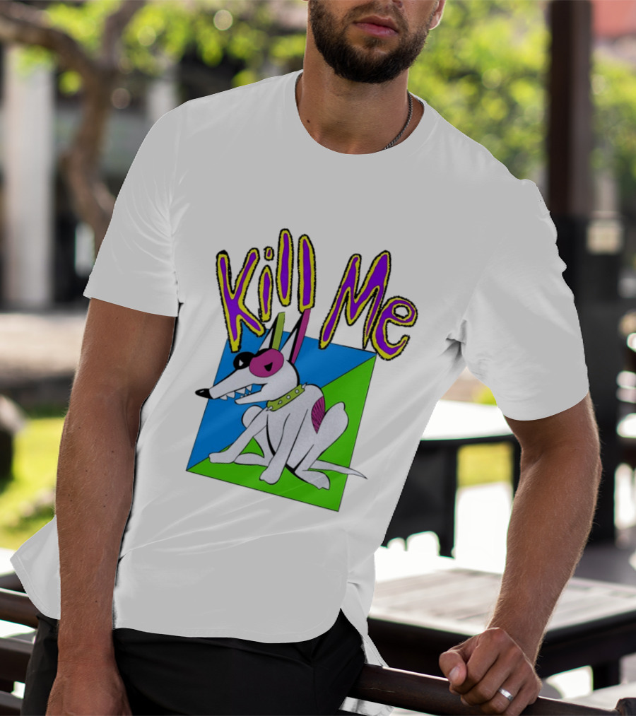 Kill Me Spuds MacKenzie Dog 1980s Pop Culture T-Shirt