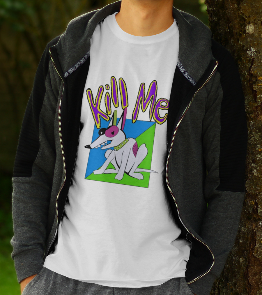 Kill Me Spuds MacKenzie Dog 1980s Pop Culture T-Shirt