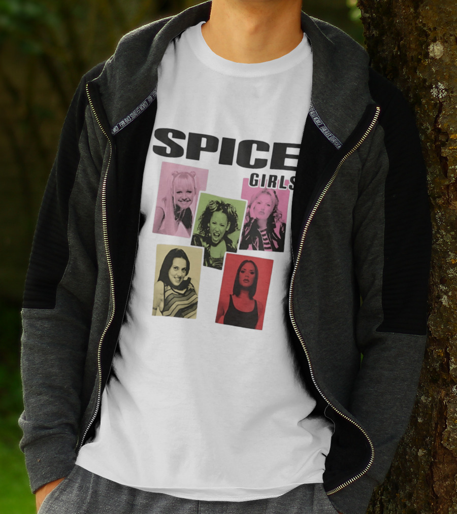 Spice Girls Emma Mel B Geri Mel C Victoria T-Shirt