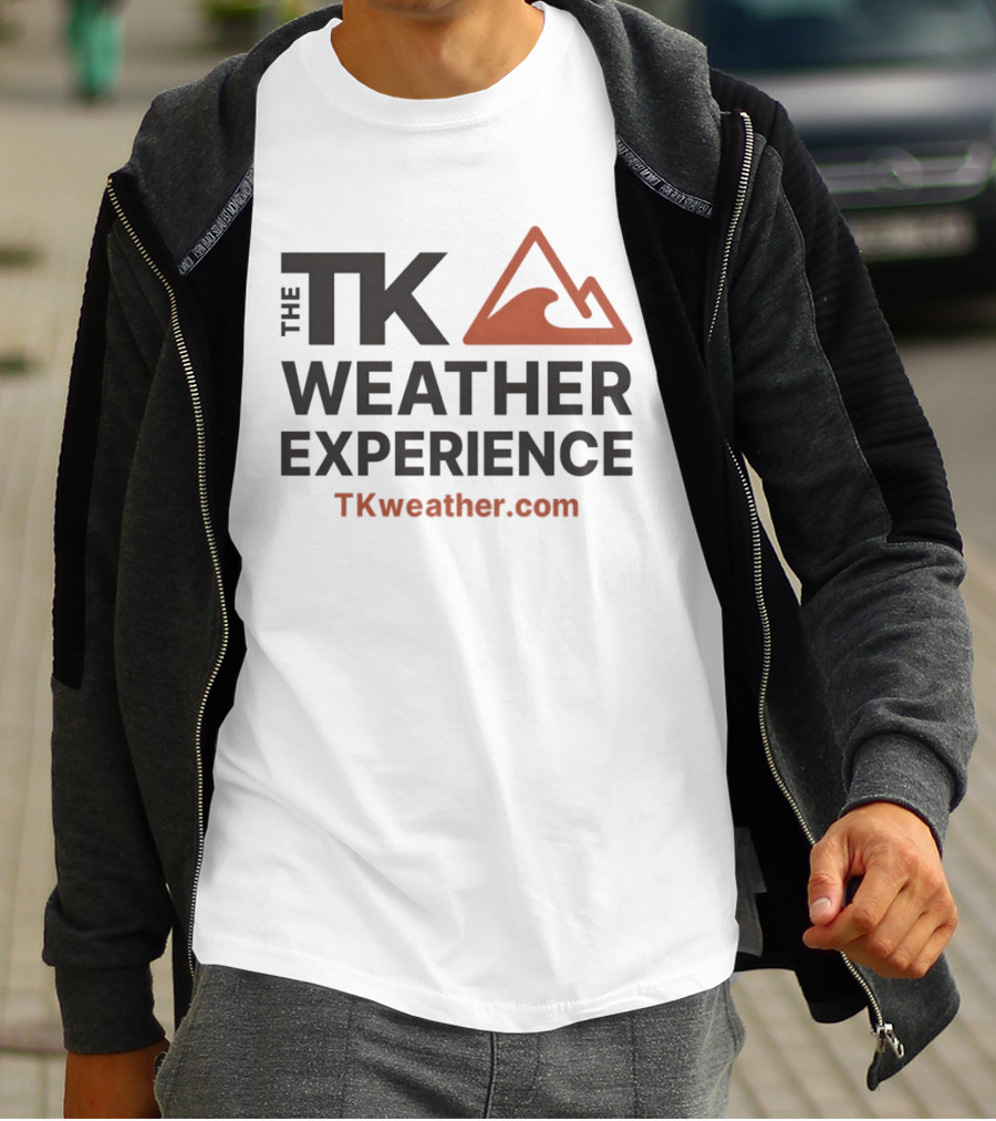 The TK Weather Experience TKweather Com Wave Mountain T-Shirt