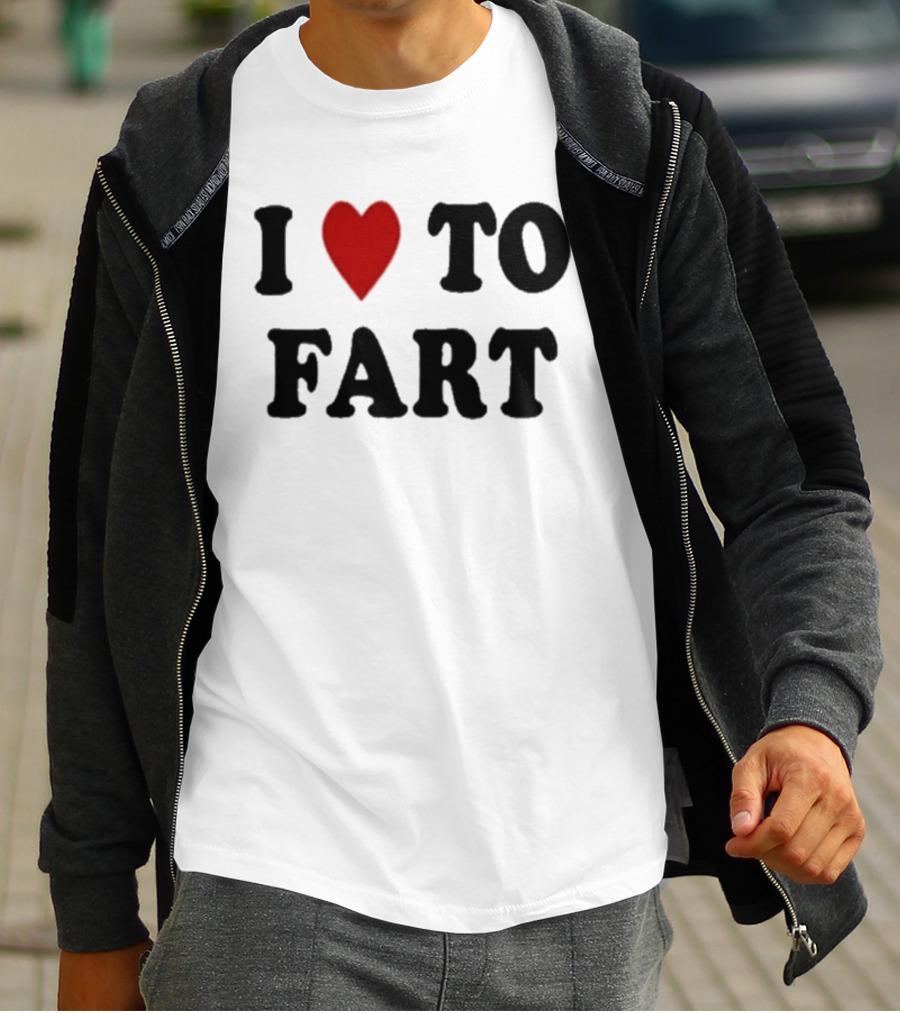 I Heart To Fart Bert Blyleven Humor T-Shirt