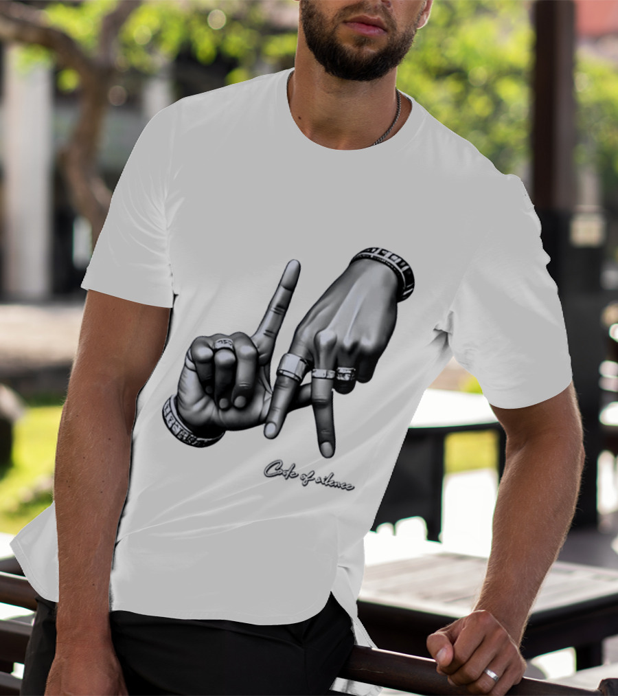 Code Of Silence LA Hand Gesture T-Shirt