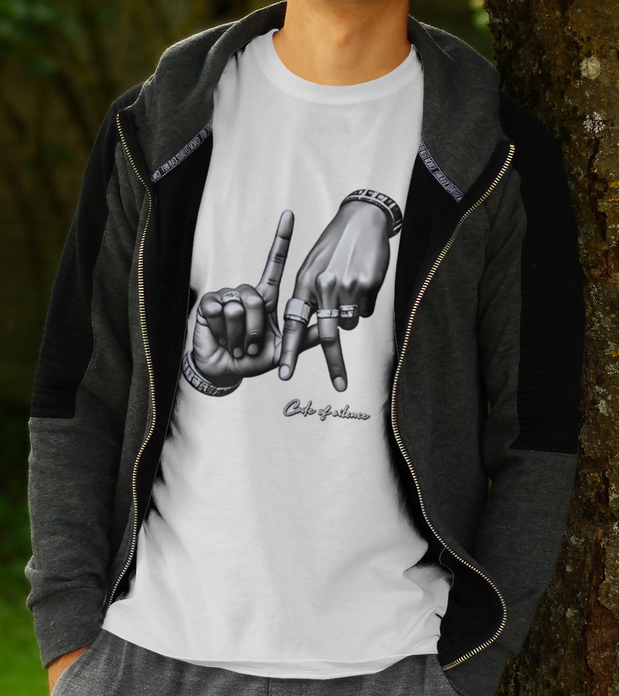 Code Of Silence LA Hand Gesture T-Shirt