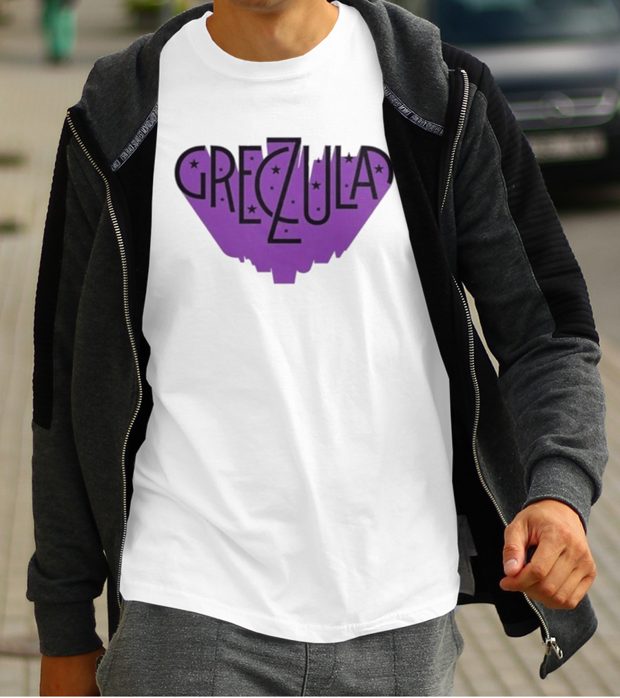 Greczula Starry Purple Tour 2026 Font T-Shirt