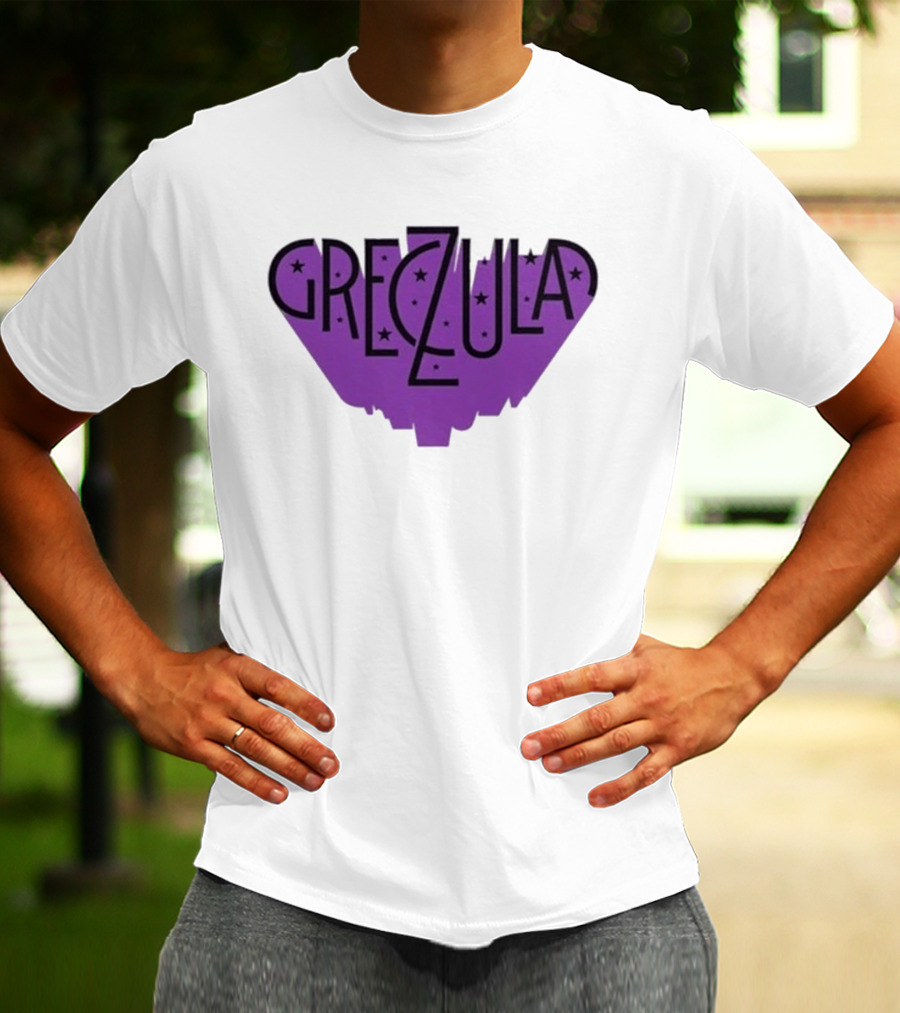 Greczula Starry Purple Tour 2026 Font T-Shirt