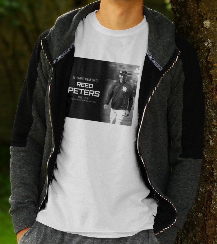 In Loving Memory Of Reed Peters 1965 2026 Former Delta College Baseball Head Coach Dc T-Shirt
