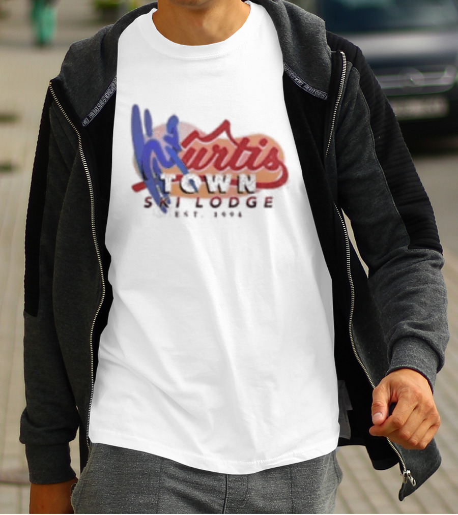 Kurtis Conner Ski Lodge Est 1994 Retro Winter Lodge T-Shirt