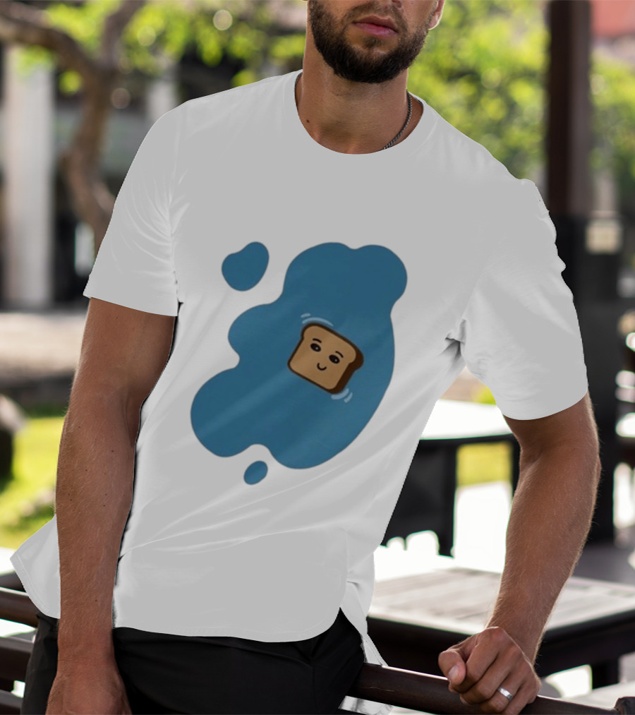 New Soggy Toast Another Spill Happy Bread In Puddle T-Shirt